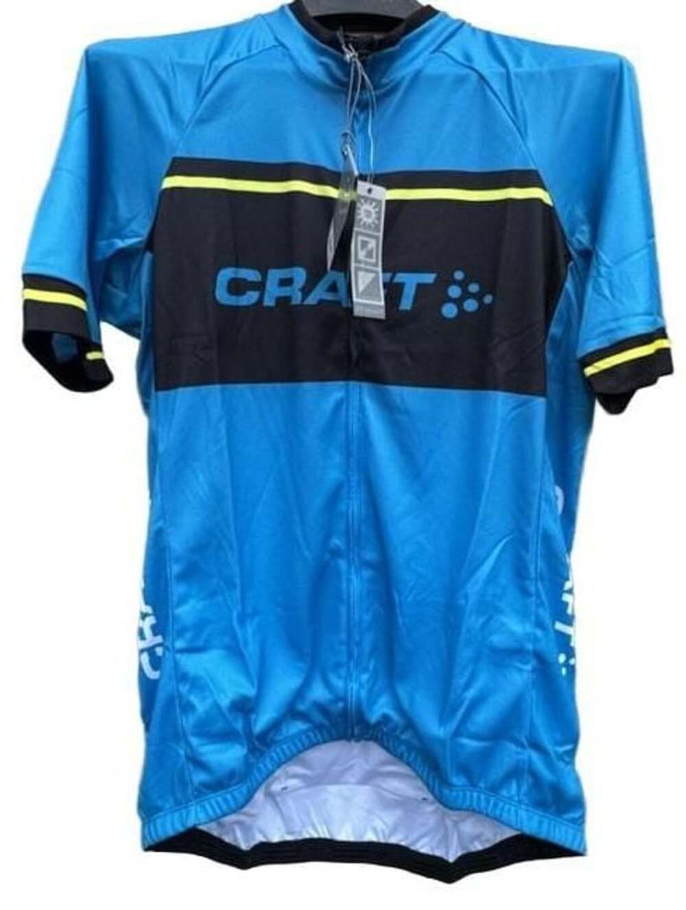 Craft Classic Logo Short Sleeve Cycling Jersey Blue Black Men's